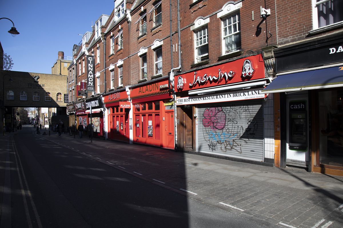 Brick Lane Market Affected By Coronavirus In London
