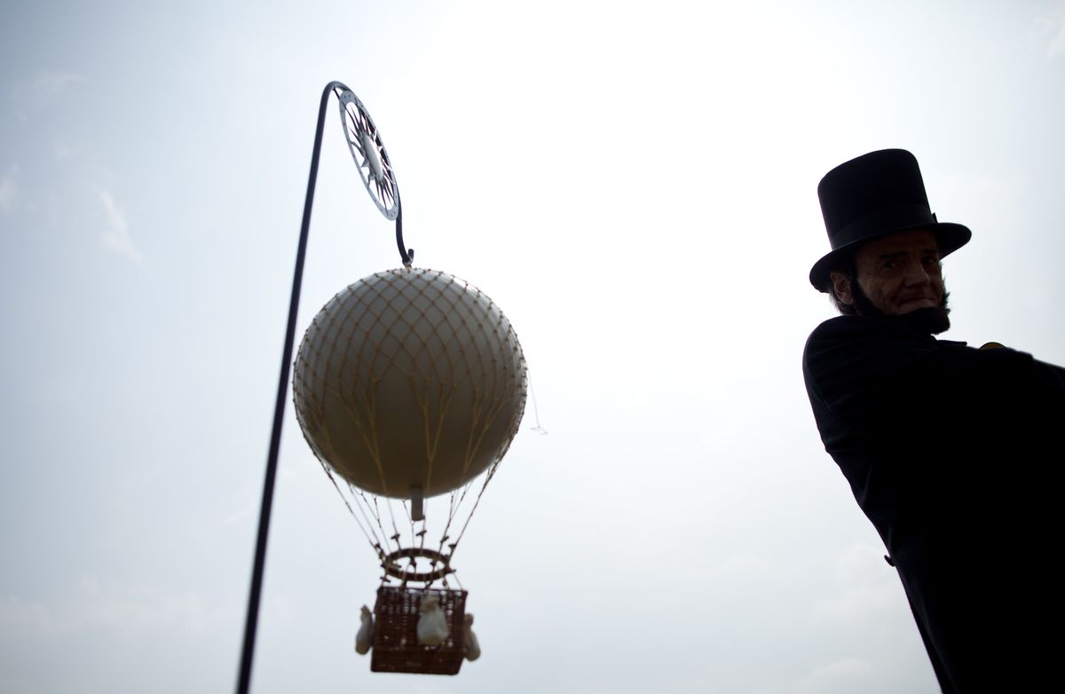 Civil War-Era Hot Air Balloon On Display On The National Mall