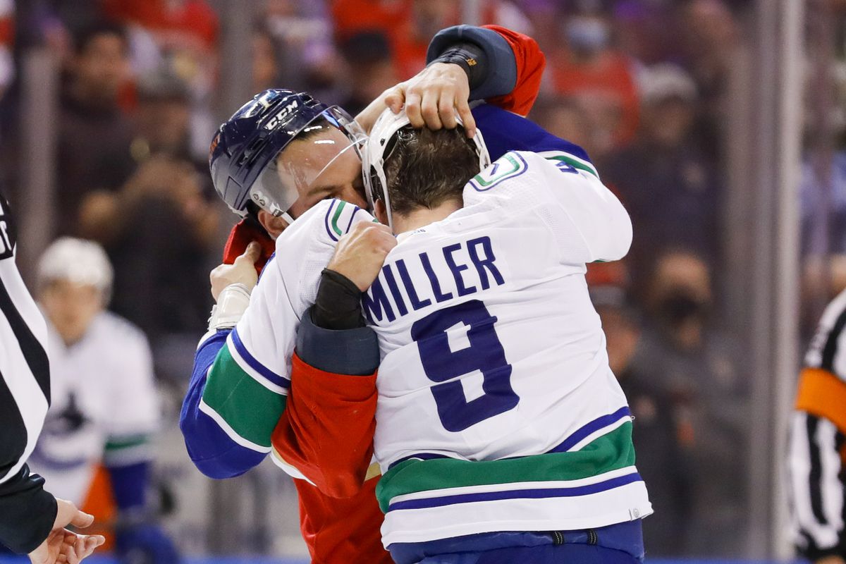 NHL: Vancouver Canucks at Florida Panthers