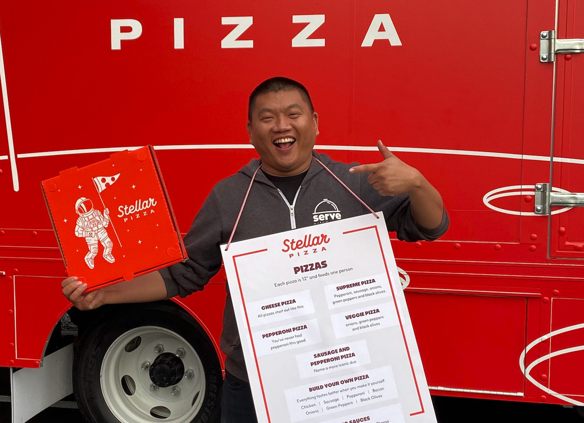 Benson Tsai, CEO of Stellar Pizza.