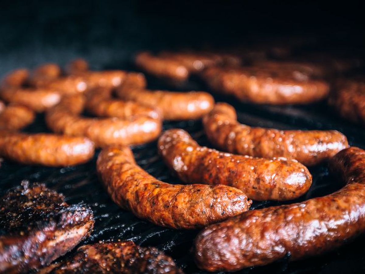 Micklethwait Craft Meats’ sausages.
