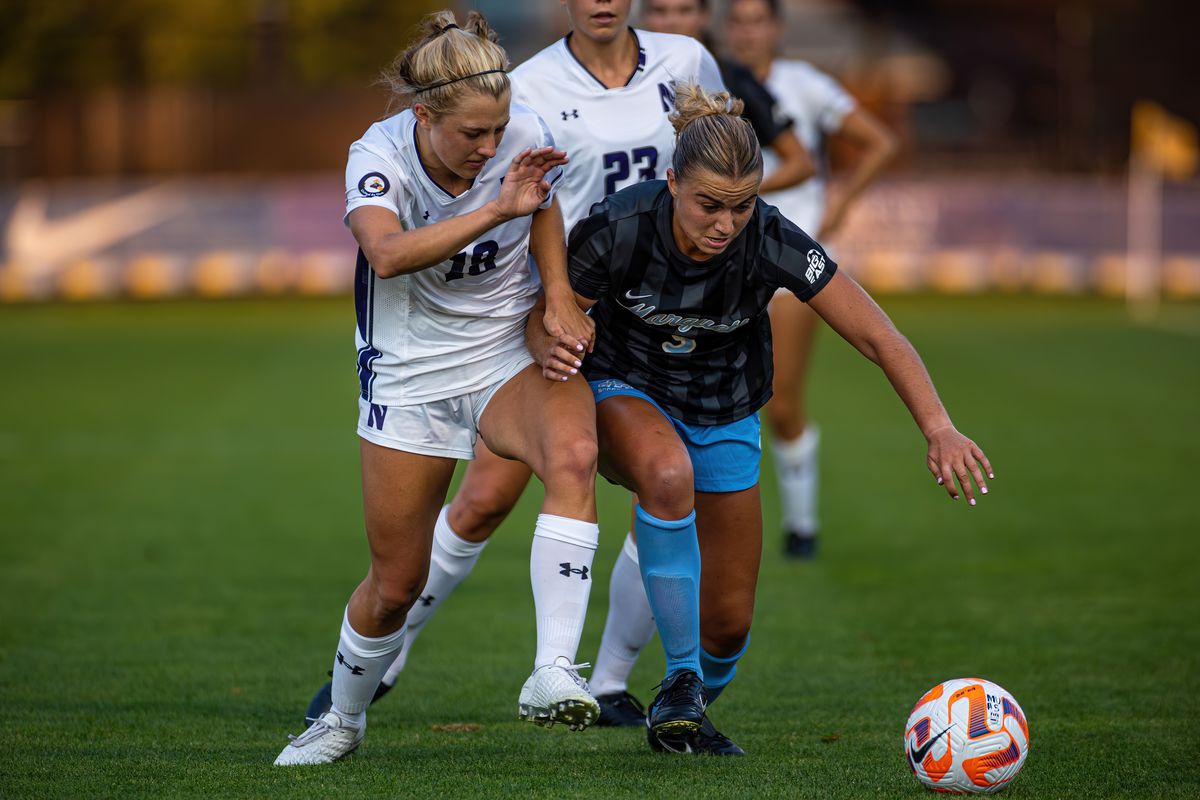 Marquette’s Molly Keiper against #18 Northwestern