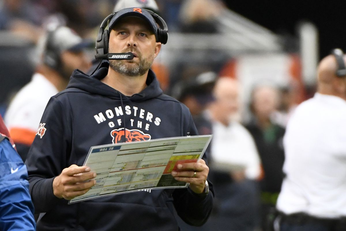 Matt Nagy is 25-15 (.625) in three seasons as the Bears’ head coach, but his 2020 offense ranks 29th in yards and 28th in scoring. 