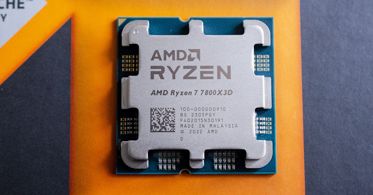 AMD Ryzen 7 7800X3D: your next gaming CPU