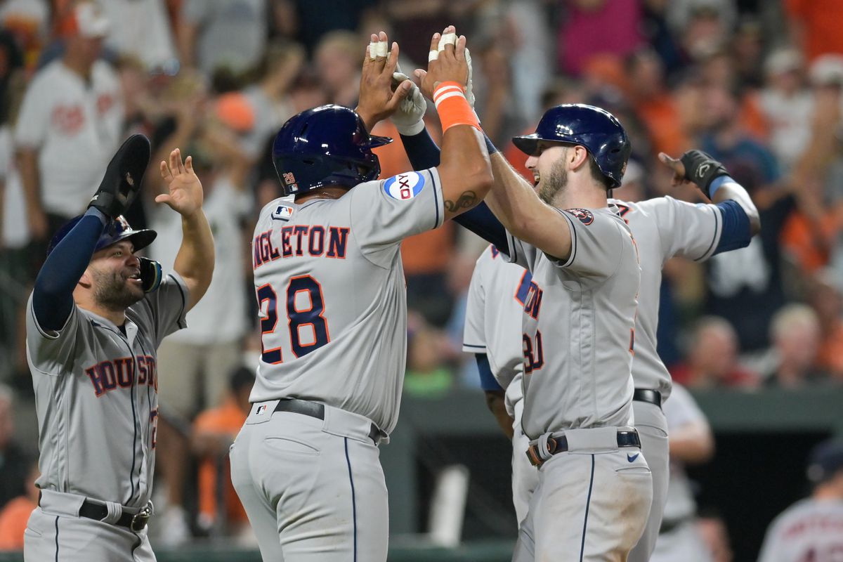 MLB: Houston Astros at Baltimore Orioles