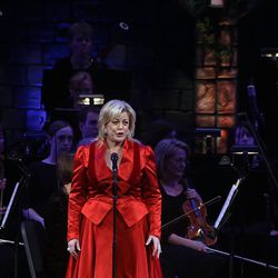 Deborah Voigt performs during a Christmas concert at the Conference Center of The Church of Jesus Christ of Latter-day Saints in Salt Lake City, Thursday, Dec. 12, 2013.