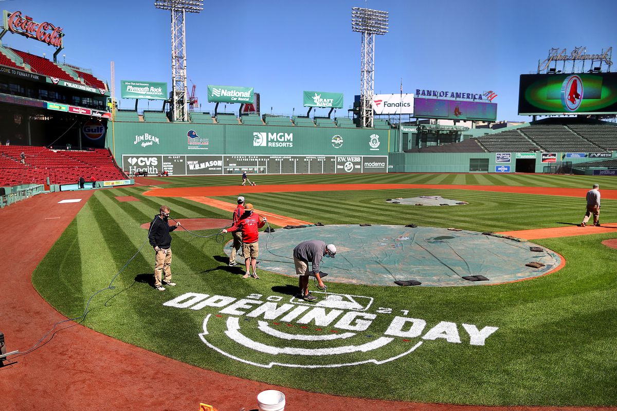 Fenway Park Readies For Opening Day