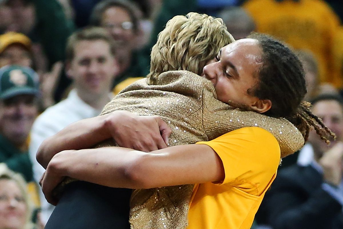 Baylor Coach Kim Mulkey Embraces Her Star, Brittney Griner