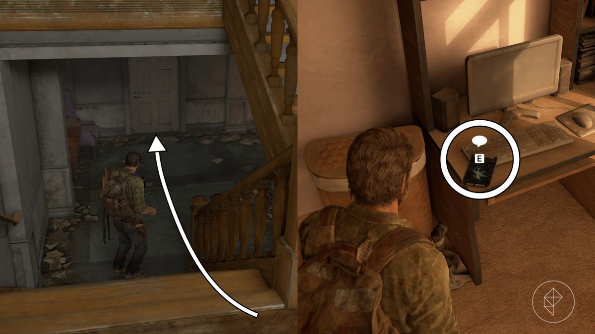 Deep Phase Comic location in the Escape the City section of the Pittsburgh chapter in The Last of Us Part 1