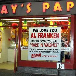 Al Franken is a professed Gray's fan, and Gray's loves him back.<span class="credit">[<a href="http://www.dailykos.com/story/2009/07/07/750881/-Senator-Al-Franken#">Photo</a>]</span>