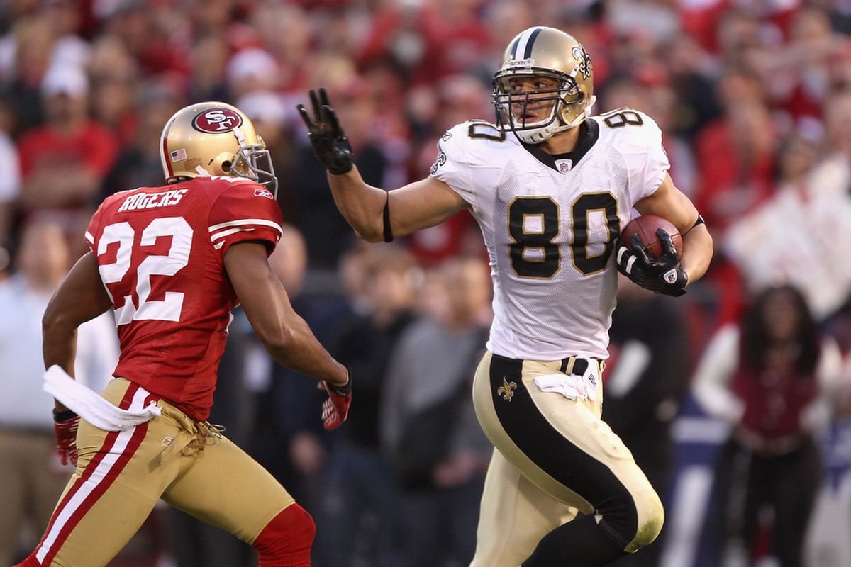 Jimmy Graham says "Talk to the hand."