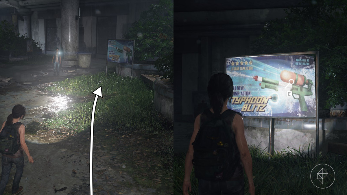 Optional conversation 3 location in the Mallrats section of the Left Behind DLC in The Last of Us Part 1