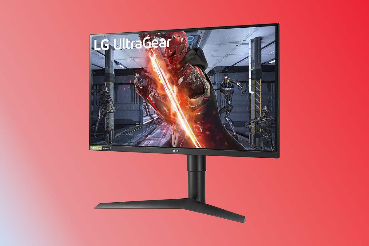 A stock photo of the 27-inch LG UltraGear Gaming Monitor