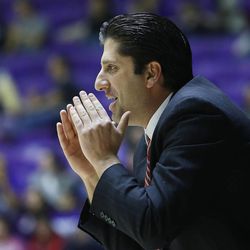 Saint Katherine College assistant coach and former University of Utah assistant David Reichner seen here Tuesday, Dec. 17, 2013, during a game in Ogden.