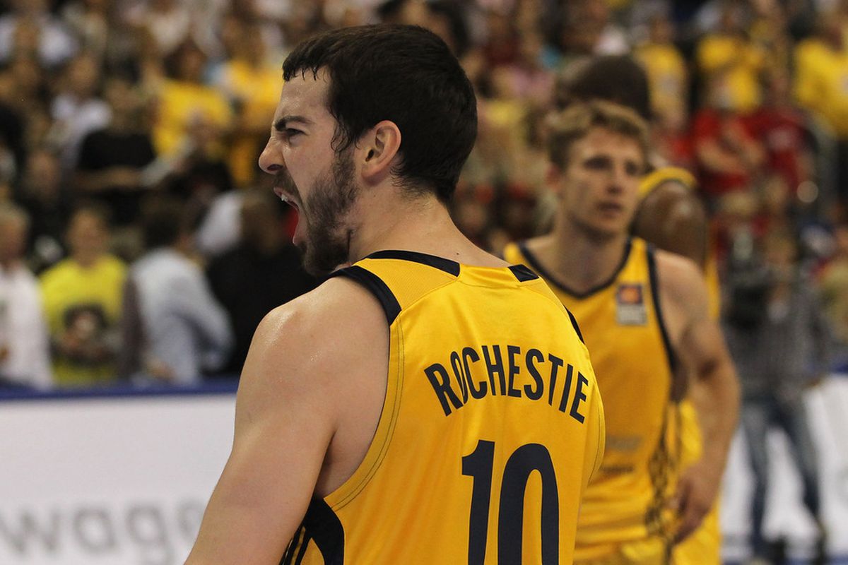 No wonder Taylor Rochestie is playing so well. Playoff beard.
