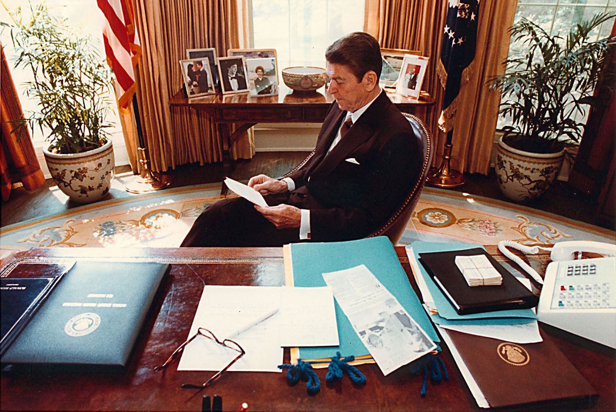 FILE PHOTO - Ronald Reagan Turns 93