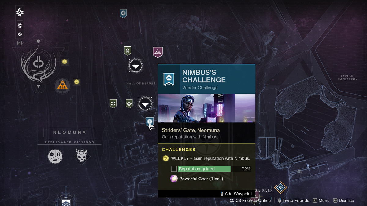A look at Nimbus’ Challenge on Neomuna in Destiny 2