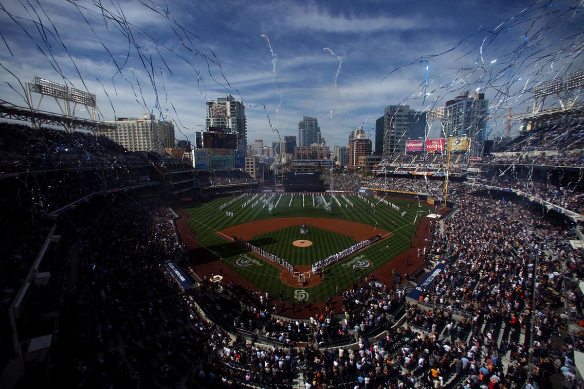 SAN DIEGO, CA - APRIL 5:  A general view of Petco Park during the San Francisco Giants vs. the San Diego Padres MLB Game at Petco Park on April 5, 2011 in San Diego, California. (Photo by Donald Miralle/Getty Images)