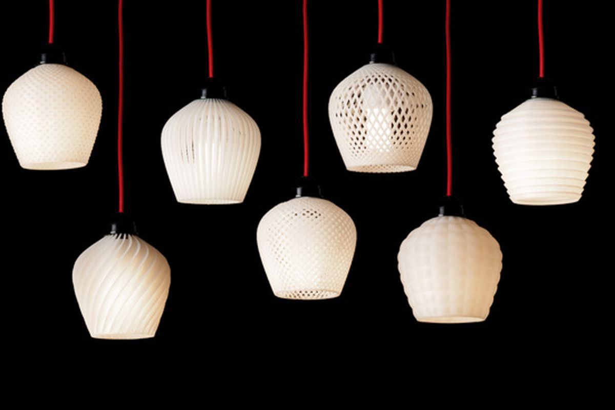 3D printed lampshades
