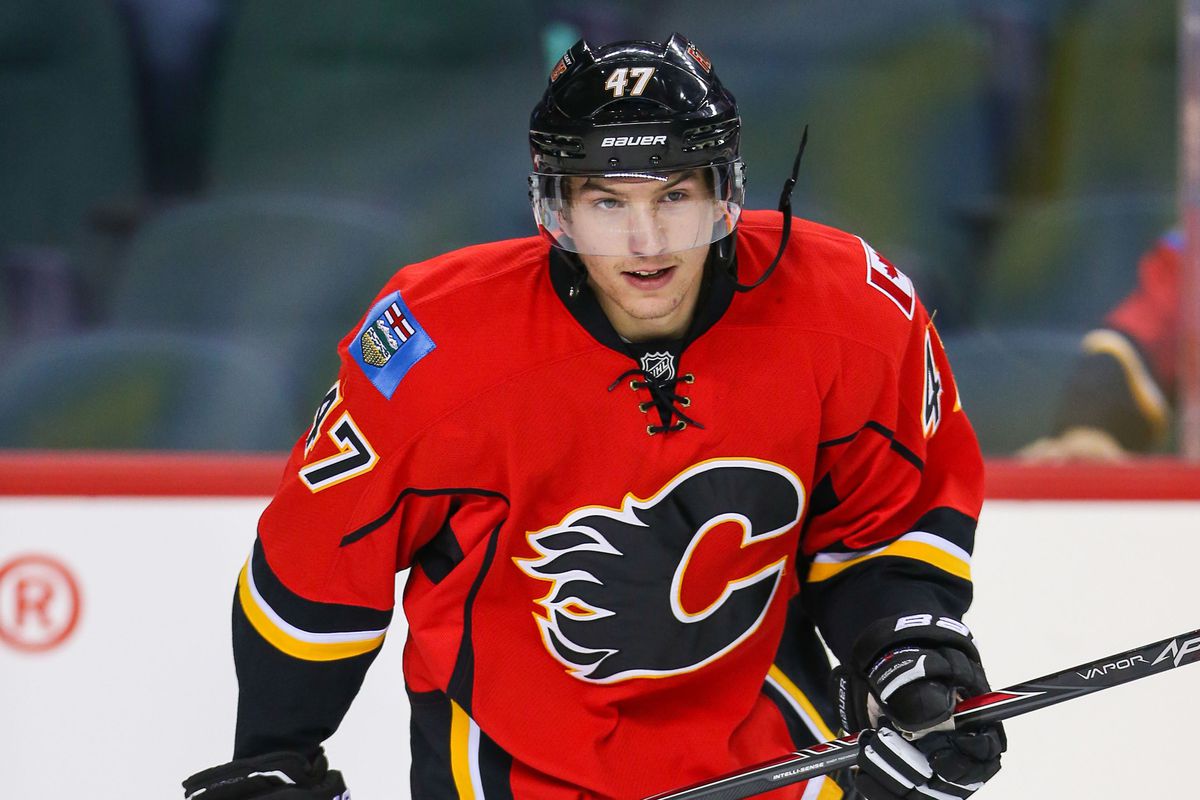 With a goal and an assist in his past three AHL games, Sven Baertschi hopes to make a return to the Flames' lineup in 2014. 