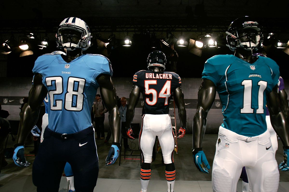 Nike Unveils New NFL Uniforms