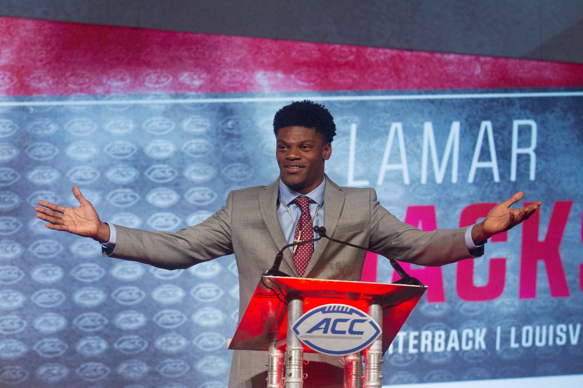 Lamar Jackson welcomes all receivers to Louisville. 