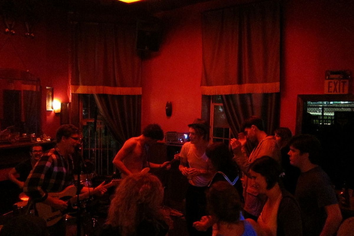 A show at the Circle Bar in 2009. 