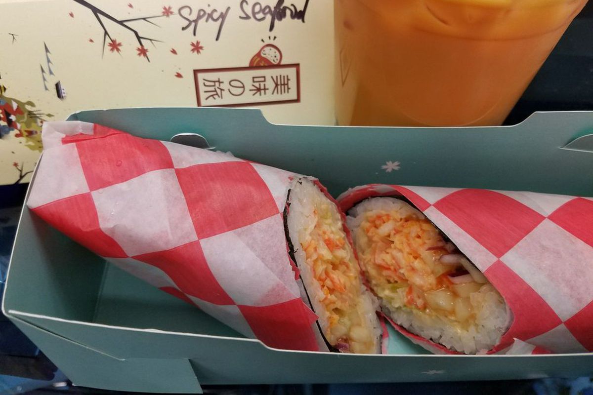 Sushi burrito at Sunny Cafe