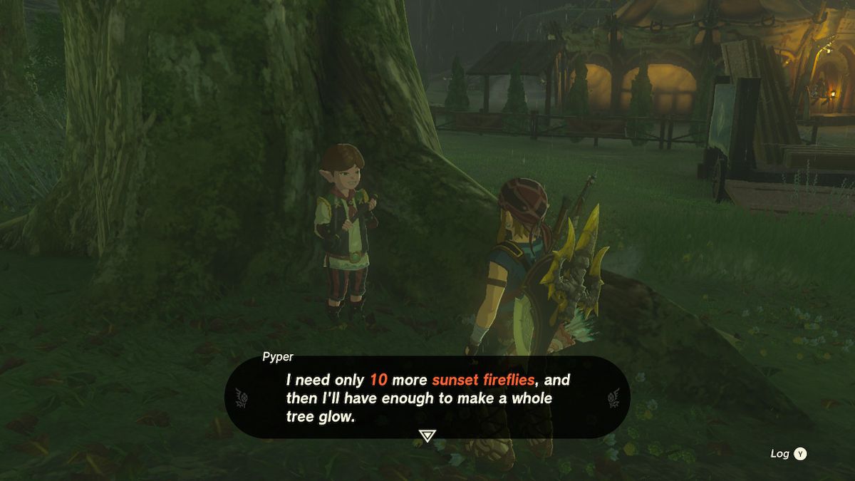 Pyper asks Link for 10 sunset fireflies in Zelda: Tears of the Kingdom