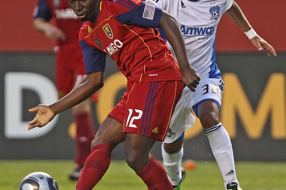Jean-Marc Alexandre has yet to play for the San Jose Earthquakes first team, but he once faced the Quakes as a member of Real Salt Lake. Bonus points if you can name the San Jose player challenging him to the ball.