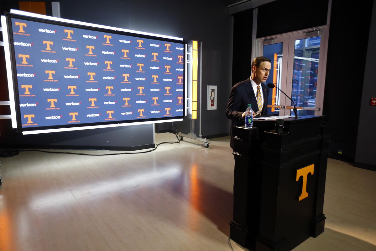NCAA Football: Tennessee Press Conference