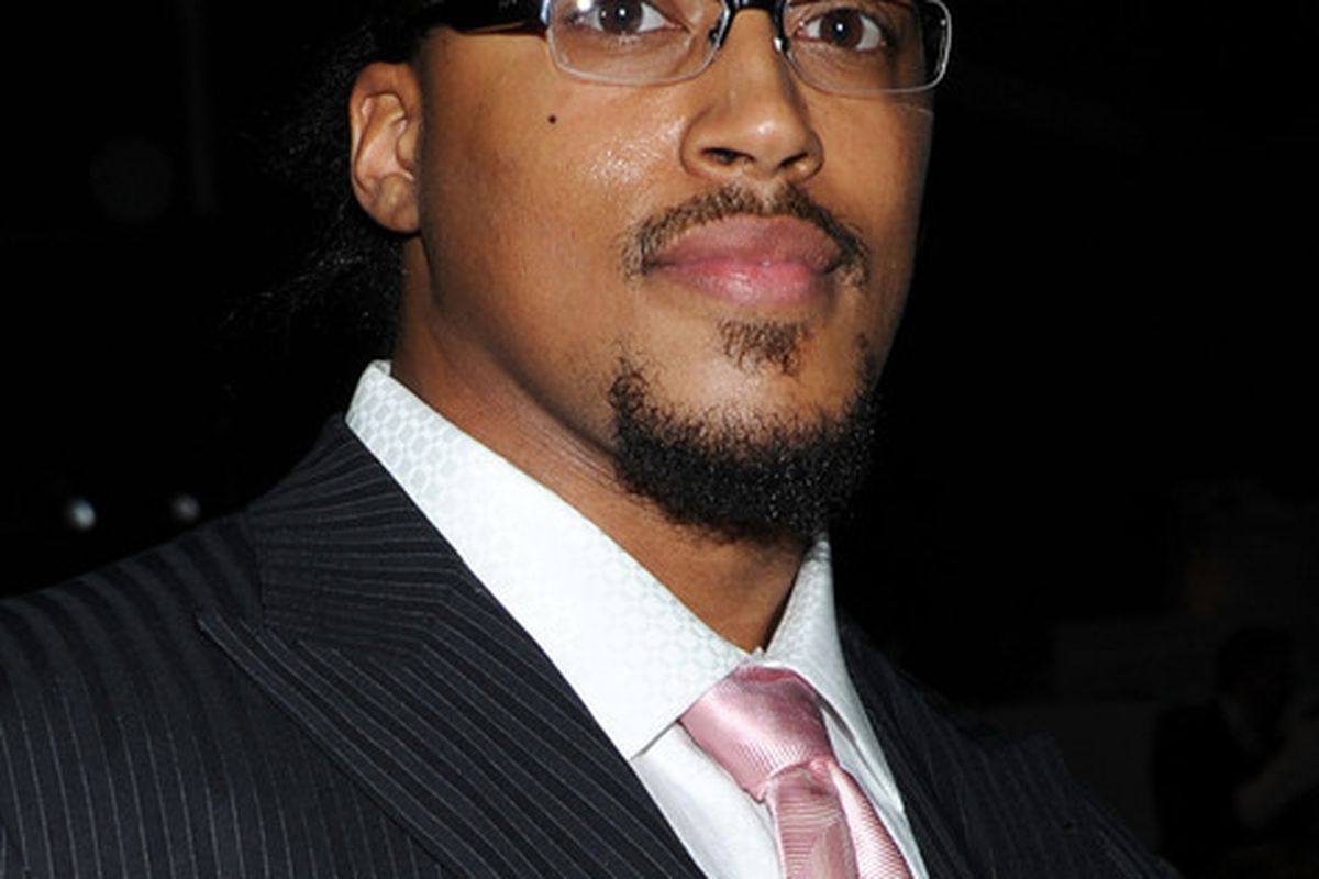 NFL player William Beatty of the New York Giants attends the Irina Shabayeva Fall 2011 fashion show during Mercedes-Benz Fashion Week at The Studio at Lincoln Center on February 10 2011 in New York City.  (Photo by Jason Kempin/Getty Images for IMG)