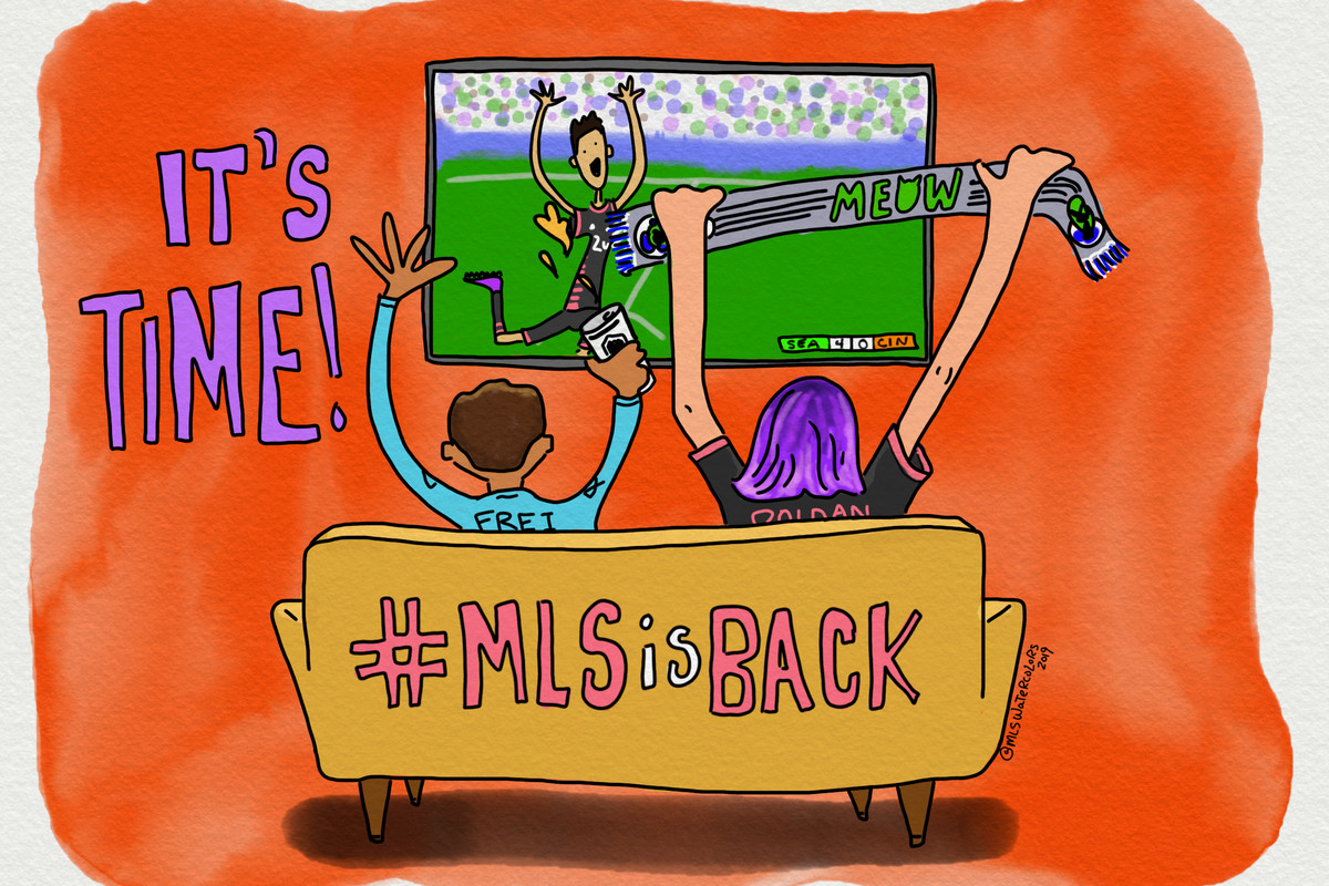 MLS is Back watercolor