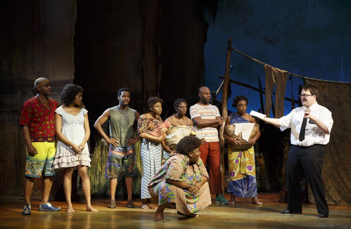 Here is a scene from The Book of Mormon musical.