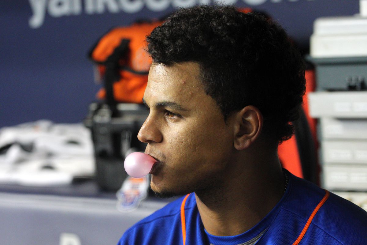 Lagares has had a lot of time to perfect his bubble-blowing skills lately