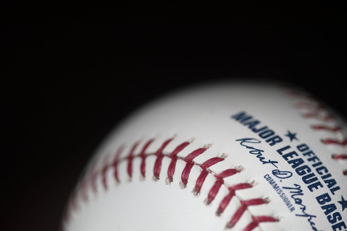 An official Rawlings Major League Baseball for the 2020 Major League Baseball season.