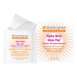 Dr. Dennis Gross Skincare 'Alpha Beta Glow Pads' Exfoliating Anti-Aging Self-Tanner for Body -- $45<br />First, itâ€™s an exfoliating anti-aging self-tanner in a convenient towelette that firms (with Vitamin D), smooths bumpy skin and helps reduce hair gr