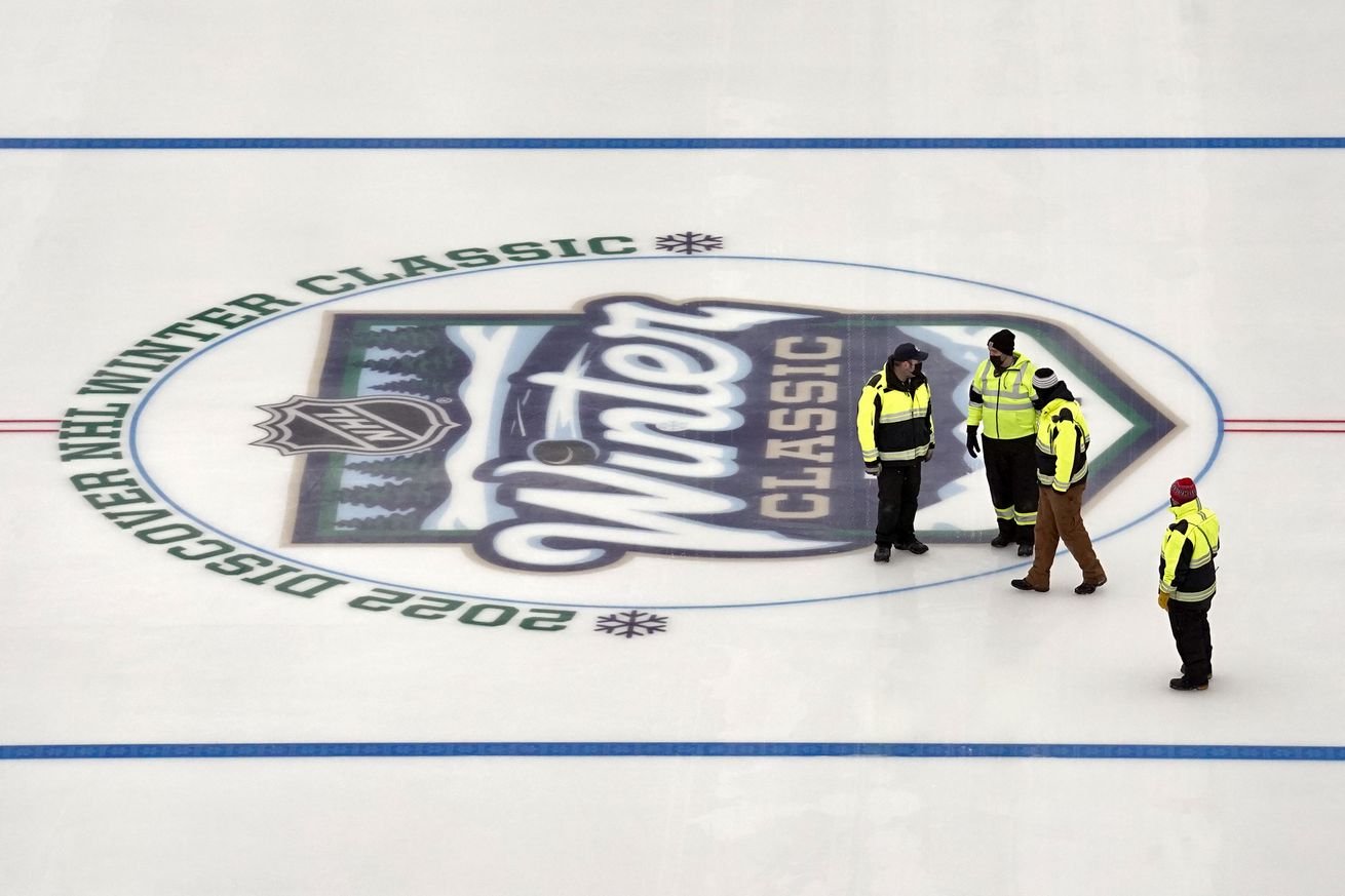2022 Discover NHL Winter Classic - Rink Build-Out
