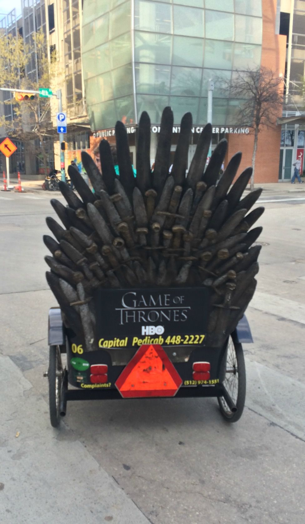  A “Game of Thrones”-inspired pedicab in Austin