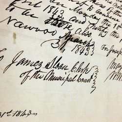 This handwriting belongs to William W. Phelps.