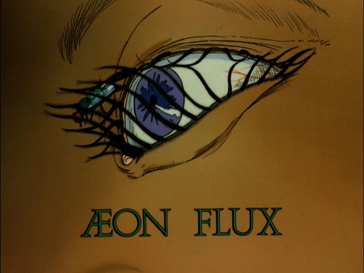 The title card of the 1991 Aeon Flux Pilot