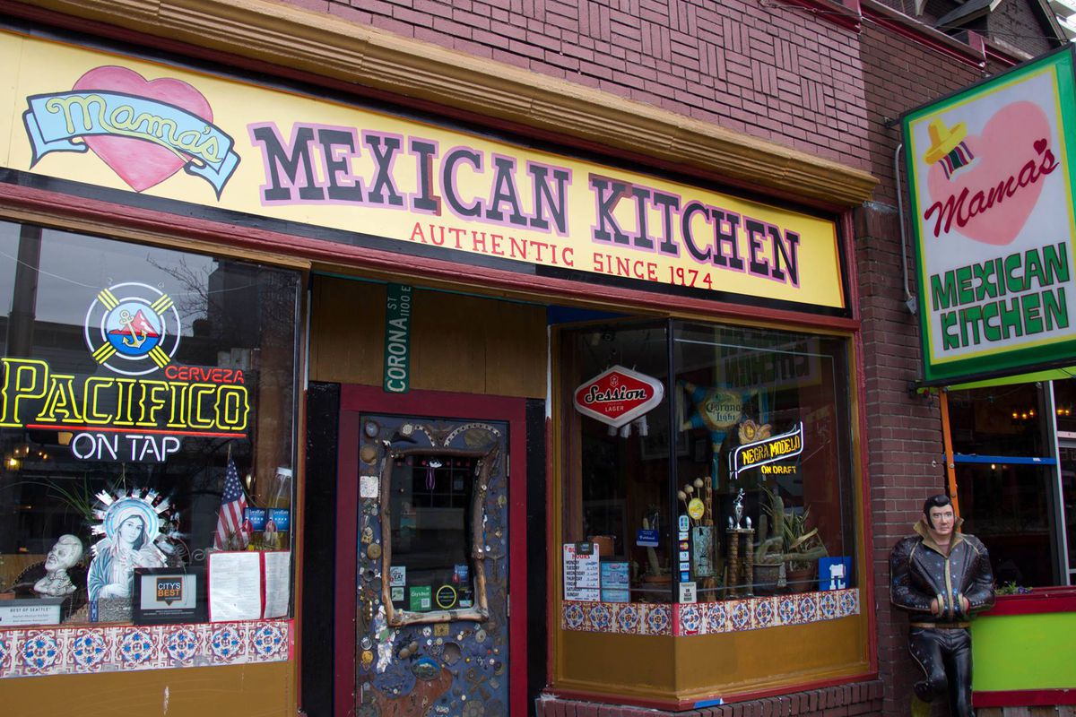 Mama's Mexican Kitchen (and Elvis).