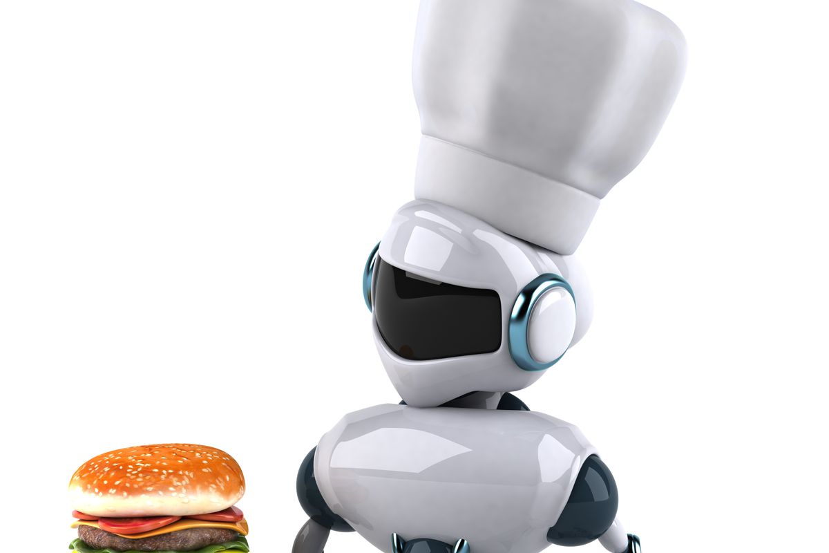 Note: not what the burger robots will actually look like.