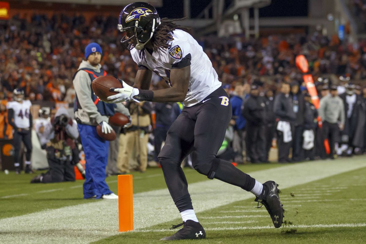 Marlon Brown (pictured) and Torrey Smith are Baltimore's teammates of the week. 