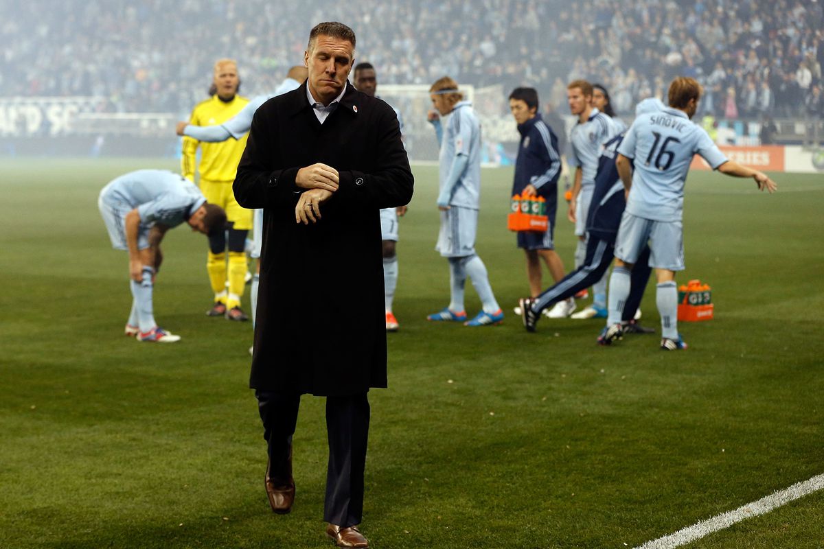 Even Peter Vermes knew the Sporks chances were hopeless.  The expression on his face at the beginning of the game tells the whole story.  "We need more time."