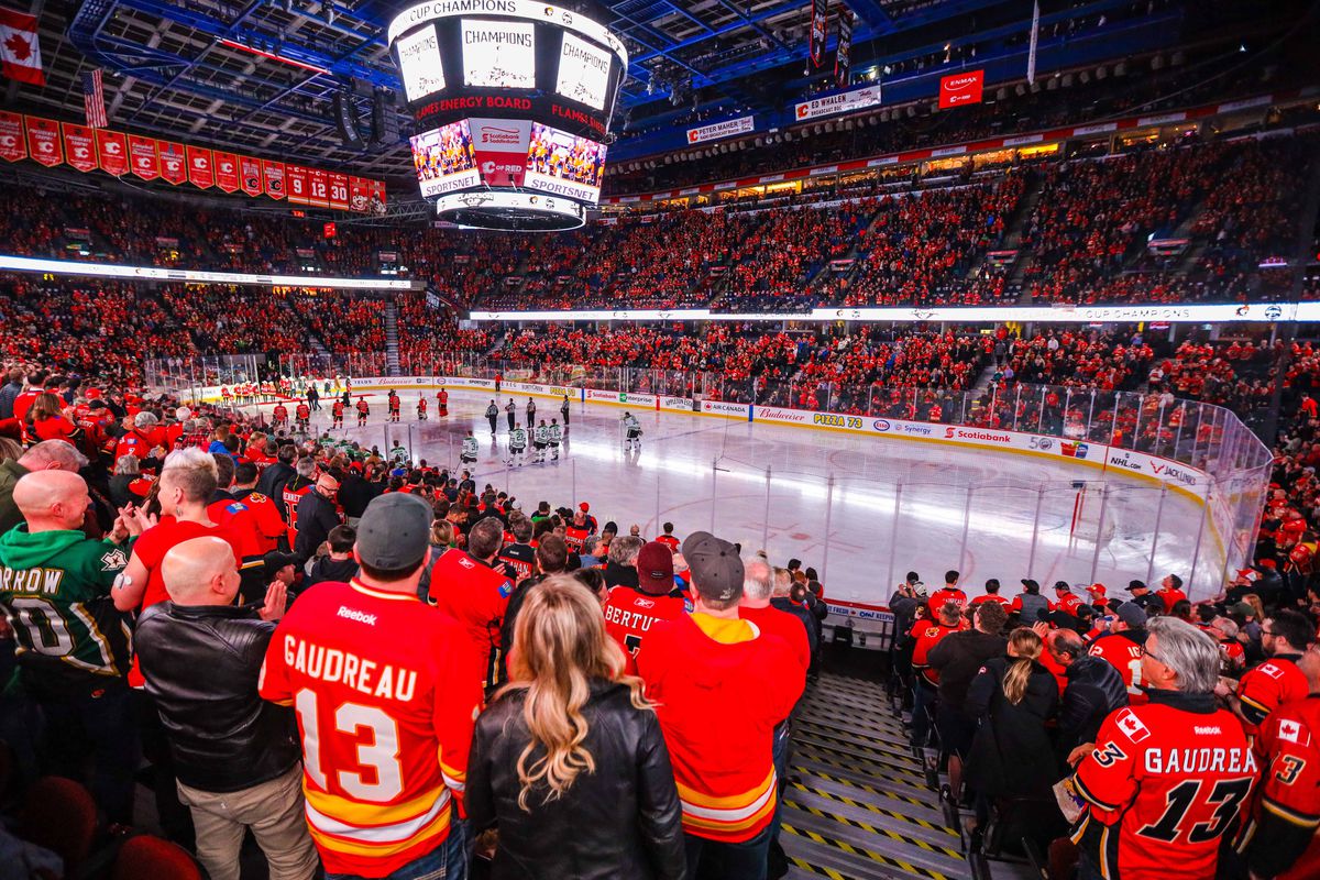 NHL: Dallas Stars at Calgary Flames