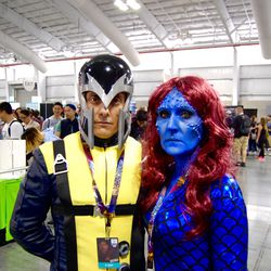 Mark Lynch and Sharon Ireland. Magneto and Mystique (X-Men, First Class)