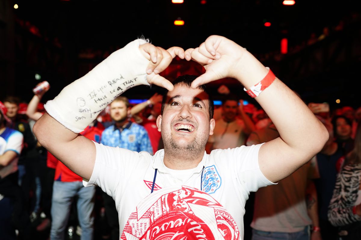 Fans watch England v Iran - FIFA World Cup 2022
