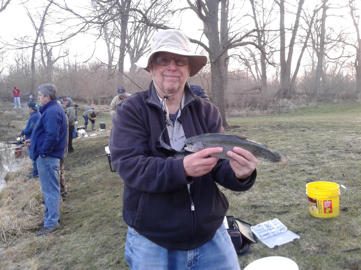 Frank Knight sent this photo from opening weekend of inland trout in Illinois.<br>Provided
