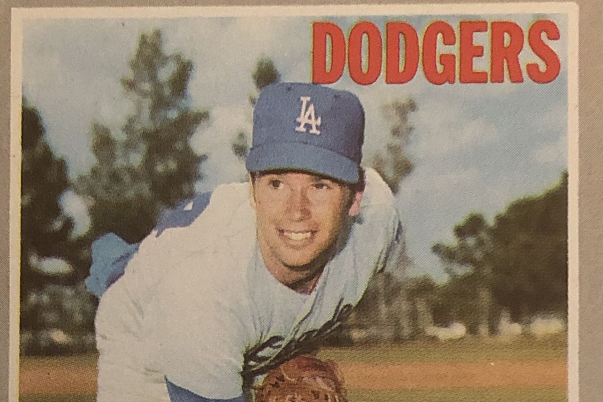 Alan Foster pitched for the Dodgers from 1967-70, and was the second player ever drafted by the team, in the second round in 1965.